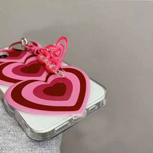 画像をギャラリービューアに読み込む, グラデーションハートがキュートな韓国iPhoneケース