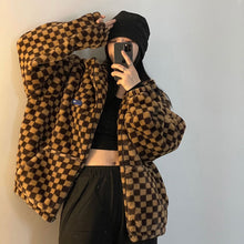 画像をギャラリービューアに読み込む, ストリート厚手ハイネックもこもこアウタージャケットふわふわレディース