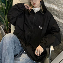 画像をギャラリービューアに読み込む, 原宿系ストリート系ブルゾン リバーシブル 牛柄動物柄コートジャケット