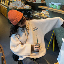 画像をギャラリービューアに読み込む, 可愛いオシャレハイネックボアパーカー韓国系ガーリー