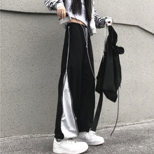 画像をギャラリービューアに読み込む, ジップジャージズボンボトムスロングパンツHIPHOPダンスストリート