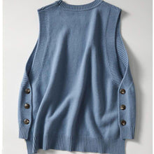 画像をギャラリービューアに読み込む, レイヤード風カジュアル 無地ニットベストレディース