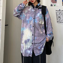 画像をギャラリービューアに読み込む, シャツ 切り替え バイカラーブラウ 個性 トップス原宿系 ダンス服