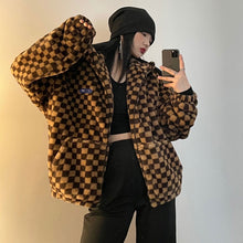 画像をギャラリービューアに読み込む, ストリート厚手ハイネックもこもこアウタージャケットふわふわレディース