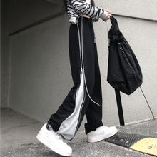 画像をギャラリービューアに読み込む, ジップジャージズボンボトムスロングパンツHIPHOPダンスストリート