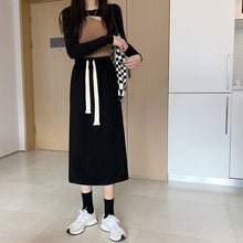 画像をギャラリービューアに読み込む, レトロ合わせやすいオシャレロングスカート通勤ガーリー