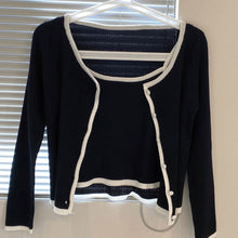 画像をギャラリービューアに読み込む, 韓国系長袖薄手ニット カーディガン & キャミソールセットアップレディス