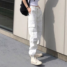 画像をギャラリービューアに読み込む, カジュアルカーゴパンツ個性派ロング パンツダンス衣装
