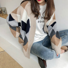 画像をギャラリービューアに読み込む, レディースファッションニット気質カーディガン