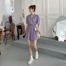 画像をギャラリービューアに読み込む, 無地かわいい スーツデートワンピースガーリーオールインワン
