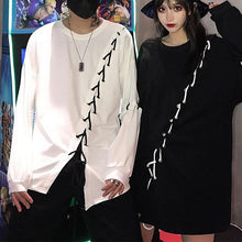 画像をギャラリービューアに読み込む, 原宿系ダンス衣装カジュアル長袖tシャツトップス男女兼用