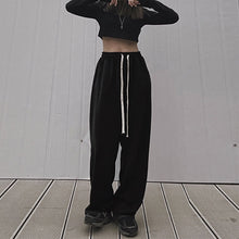 画像をギャラリービューアに読み込む, 原宿系 ボトムスヴィンテージカジュアル ゆったりロングパンツレディース