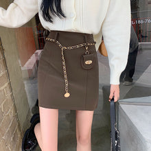 画像をギャラリービューアに読み込む, ストリート系かわいいオシャレPU Aラインスカートレデイース
