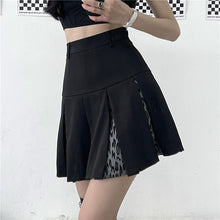 画像をギャラリービューアに読み込む, 原宿系ヒョウ柄オシャレストリート系かっこいいAラインスカートレデイース