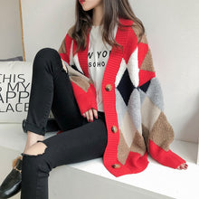 画像をギャラリービューアに読み込む, レディースファッションニット気質カーディガン