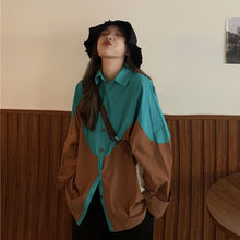 画像をギャラリービューアに読み込む, 韓国系カジュアル長袖 おしゃれシンプル シャツブラウス 春秋レデイース