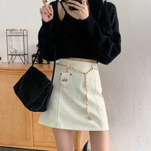 画像をギャラリービューアに読み込む, ストリート系かわいいオシャレPU Aラインスカートレデイース