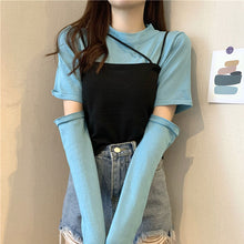 画像をギャラリービューアに読み込む, セットアップ着痩せ 可愛いプルオーバー カジュアル長袖シャツ