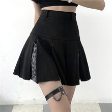 画像をギャラリービューアに読み込む, 原宿系ヒョウ柄オシャレストリート系かっこいいAラインスカートレデイース