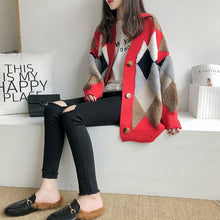 画像をギャラリービューアに読み込む, レディースファッションニット気質カーディガン