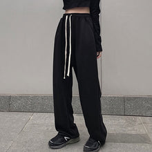 画像をギャラリービューアに読み込む, 原宿系 ボトムスヴィンテージカジュアル ゆったりロングパンツレディース