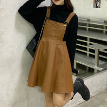 画像をギャラリービューアに読み込む, レトロセットアップPU長袖かわいい合わせやすいワンピース