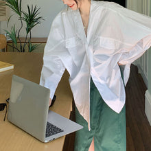 画像をギャラリービューアに読み込む, レトロセットアップ長袖シャツとスカートカジュアル春秋女性らしい