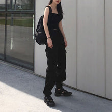 画像をギャラリービューアに読み込む, カジュアルカーゴパンツ個性派ロング パンツダンス衣装