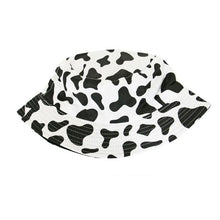 画像をギャラリービューアに読み込む, 原宿系 ストリートかわいいアニマル柄 牛柄 帽子