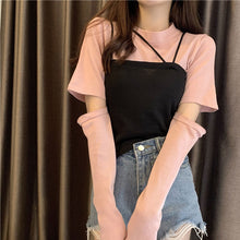 画像をギャラリービューアに読み込む, セットアップ着痩せ 可愛いプルオーバー カジュアル長袖シャツ