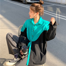 画像をギャラリービューアに読み込む, 韓国系カジュアル長袖 おしゃれシンプル シャツブラウス 春秋レデイース