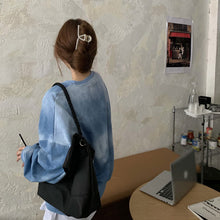 画像をギャラリービューアに読み込む, シンプル ストリートタイダイ柄ゆったり パーカー韓国系