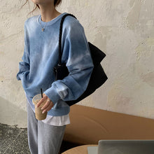 画像をギャラリービューアに読み込む, シンプル ストリートタイダイ柄ゆったり パーカー韓国系