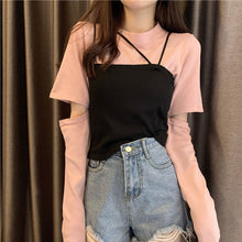 画像をギャラリービューアに読み込む, セットアップ着痩せ 可愛いプルオーバー カジュアル長袖シャツ