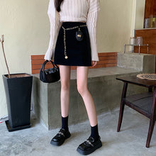 画像をギャラリービューアに読み込む, ストリート系かわいいオシャレPU Aラインスカートレデイース