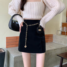 画像をギャラリービューアに読み込む, ストリート系かわいいオシャレPU Aラインスカートレデイース