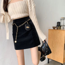 画像をギャラリービューアに読み込む, ストリート系かわいいオシャレPU Aラインスカートレデイース