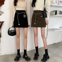 画像をギャラリービューアに読み込む, ストリート系かわいいオシャレPU Aラインスカートレデイース