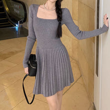 画像をギャラリービューアに読み込む, ニットセーターワンピースカジュアルレデイーズ気質韓国ファッション

