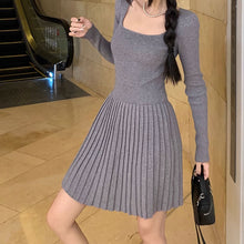画像をギャラリービューアに読み込む, ニットセーターワンピースカジュアルレデイーズ気質韓国ファッション
