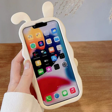 画像をギャラリービューアに読み込む, 韓国の可愛いiPhoneケースミラー付き うさぎ シリコン iphoneケース 背面にミラーデザインを施しiphoneケース
