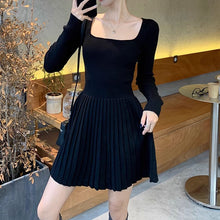 画像をギャラリービューアに読み込む, ニットセーターワンピースカジュアルレデイーズ気質韓国ファッション
