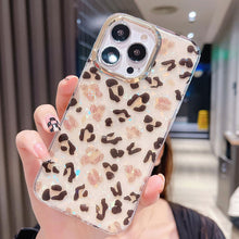 画像をギャラリービューアに読み込む, 韓国っぱヒョウ 柄 かわいいマホケース iphone14ケースiphoneケースiphone13ケース
