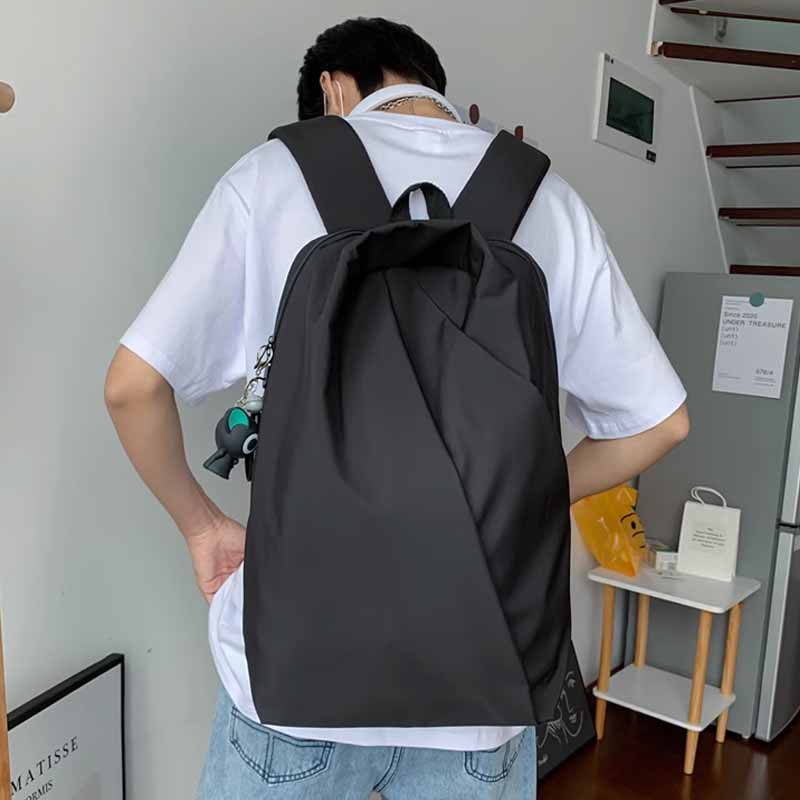 バックパック、多用途大容量大学生バックパック、軽量、シンプル、トレンディ、大容量のレジャー旅行バックパック、男性と女性向け