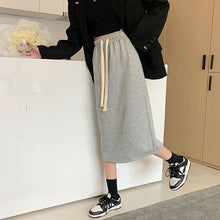 画像をギャラリービューアに読み込む, レトロ合わせやすいオシャレロングスカート通勤ガーリー
