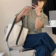画像をギャラリービューアに読み込む, 韓国っぱルーズなサイズネック襟なし半袖Tシャツストリート系
