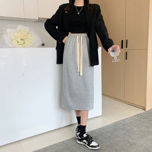 画像をギャラリービューアに読み込む, レトロ合わせやすいオシャレロングスカート通勤ガーリー
