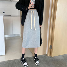 画像をギャラリービューアに読み込む, レトロ合わせやすいオシャレロングスカート通勤ガーリー
