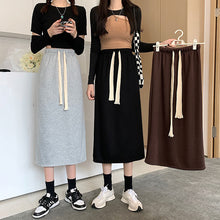 画像をギャラリービューアに読み込む, レトロ合わせやすいオシャレロングスカート通勤ガーリー
