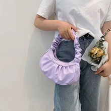 画像をギャラリービューアに読み込む, バッグ カラバリ 韓国っぽ くしゅくしゅ シンプル フェミカジ PUレザー プリーツ
